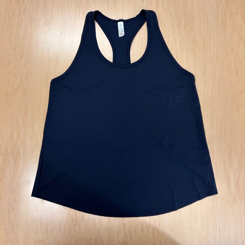 Offline By Aerie Black Racerback Tank